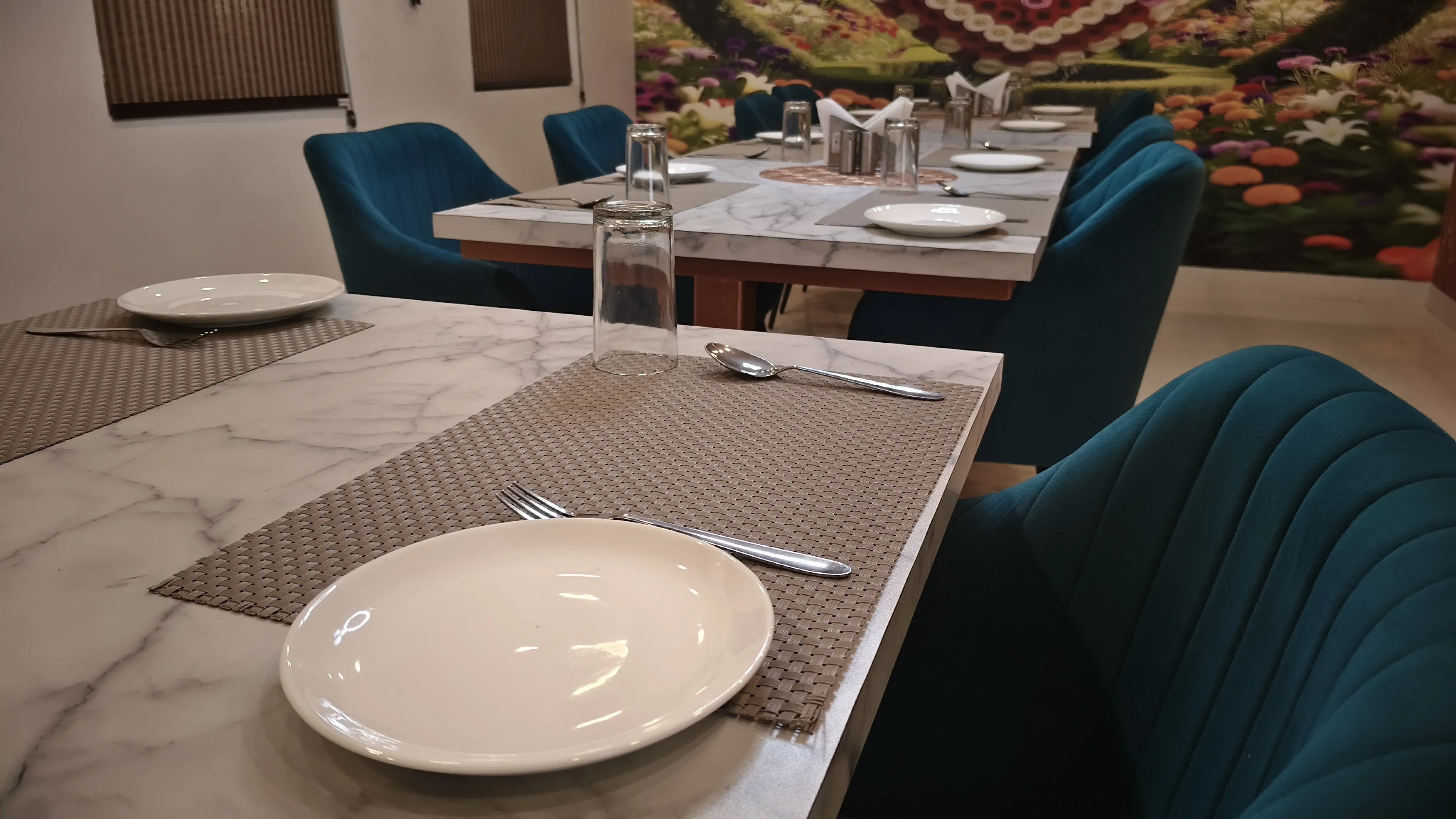 Bright and airy atmosphere of The Heritage Café