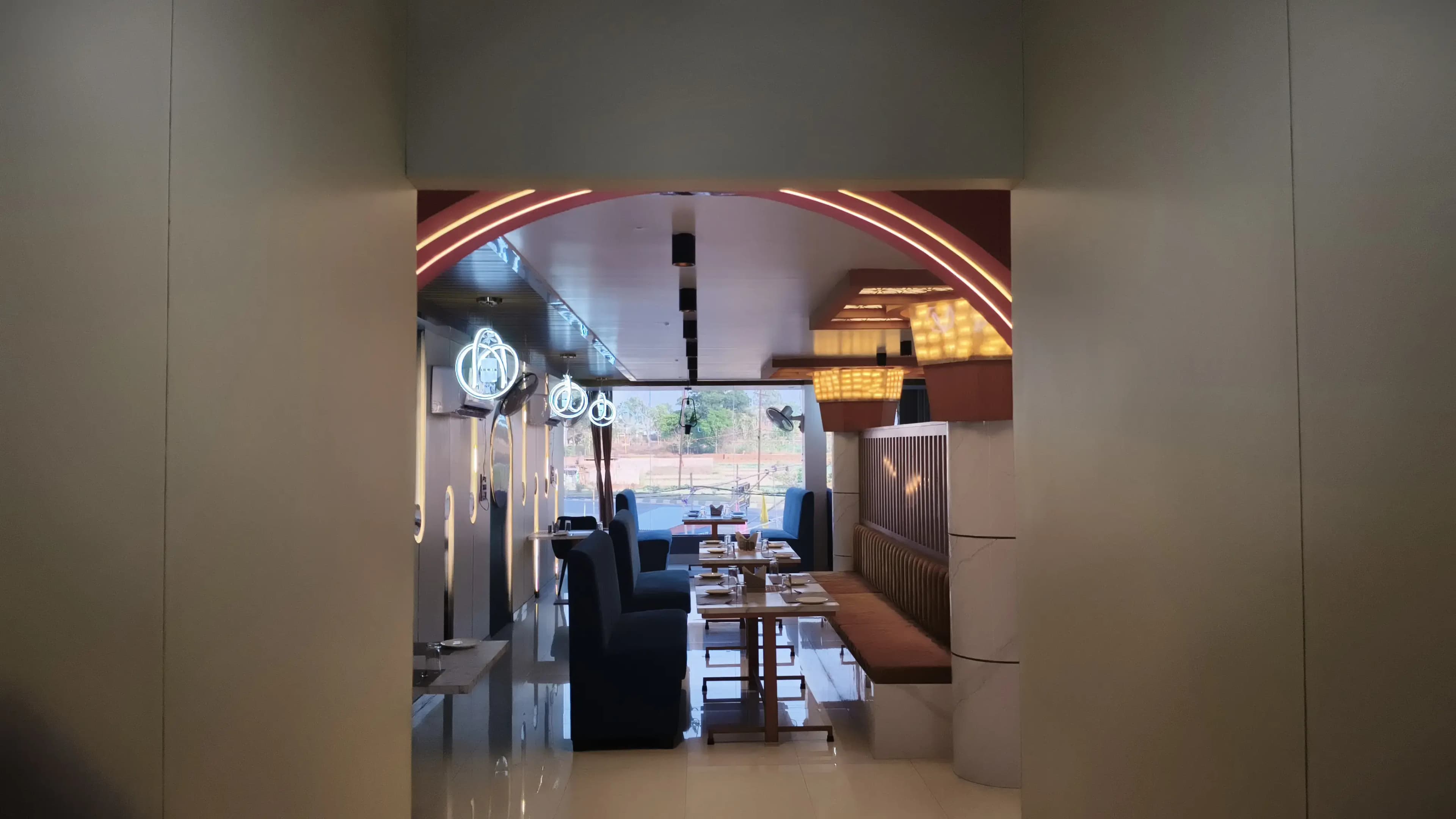 Sophisticated interior of The Crown Lounge